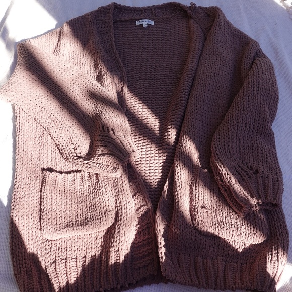 chenille cardigan - Picture 1 of 4